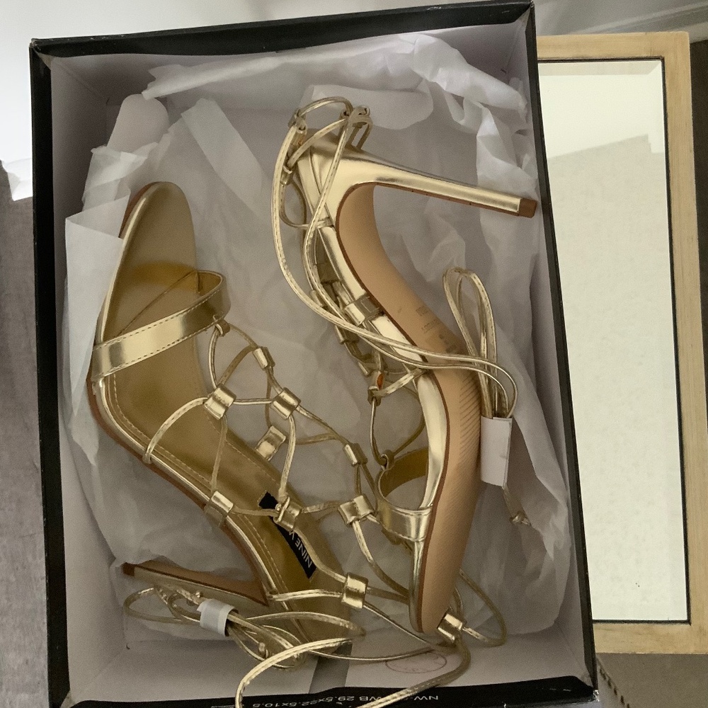 Nine West strappy heel sandals